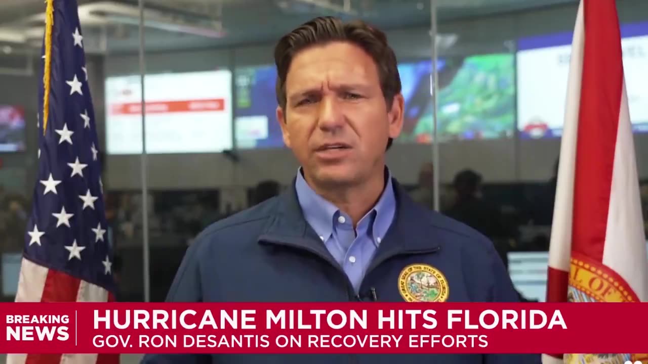 Ron DeSantis Asked About Politicizing Storm — "I Don't Have Time for Those Games"