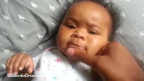 Cute baby beat box, very funny