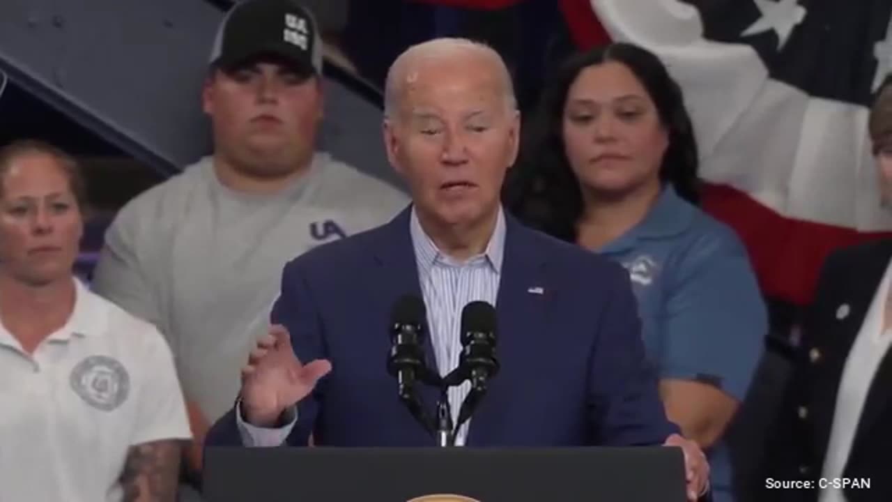 WATCH: Biden Freezes on Stage After Going After Trump