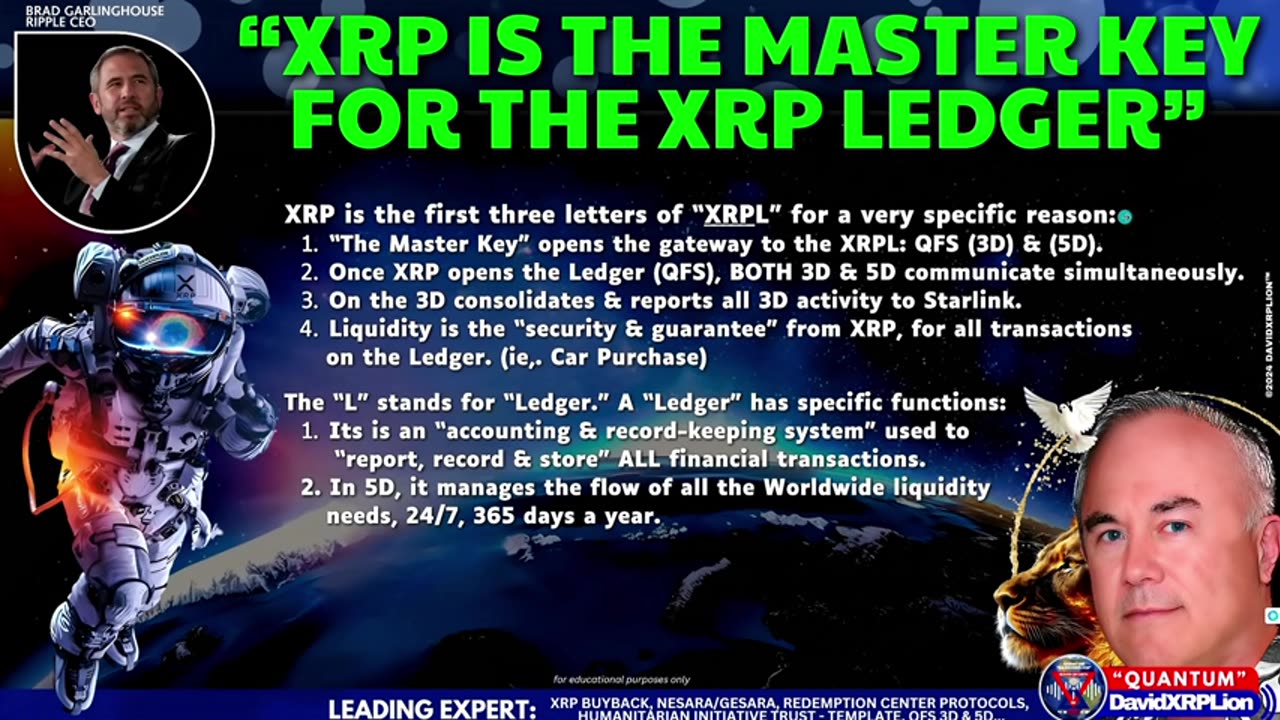 DavidXRPLion DAVID SCHWARTZ XRP/XRP LEDGER QFS QUANTUM 5D TO 1 MILLION MUST WATCH TRUMP NEWS