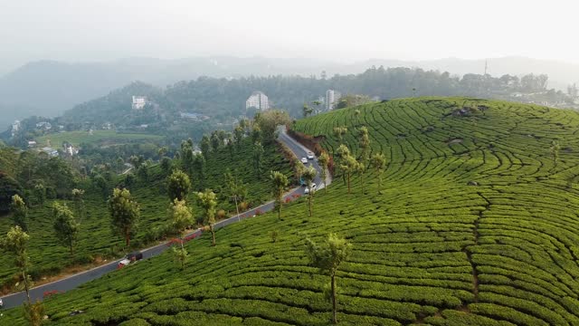 Drone Shot of a Beautiful Hill