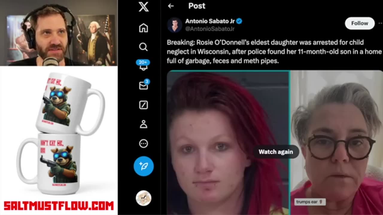 Rosie O'Donnell's Kid Arrested For Leaving Baby in House Full of Meth Pipes