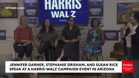 WATCH- Jennifer Garner Speaks With Voters At A Harris-Walz Campaign Event In Phoenix, Arizona