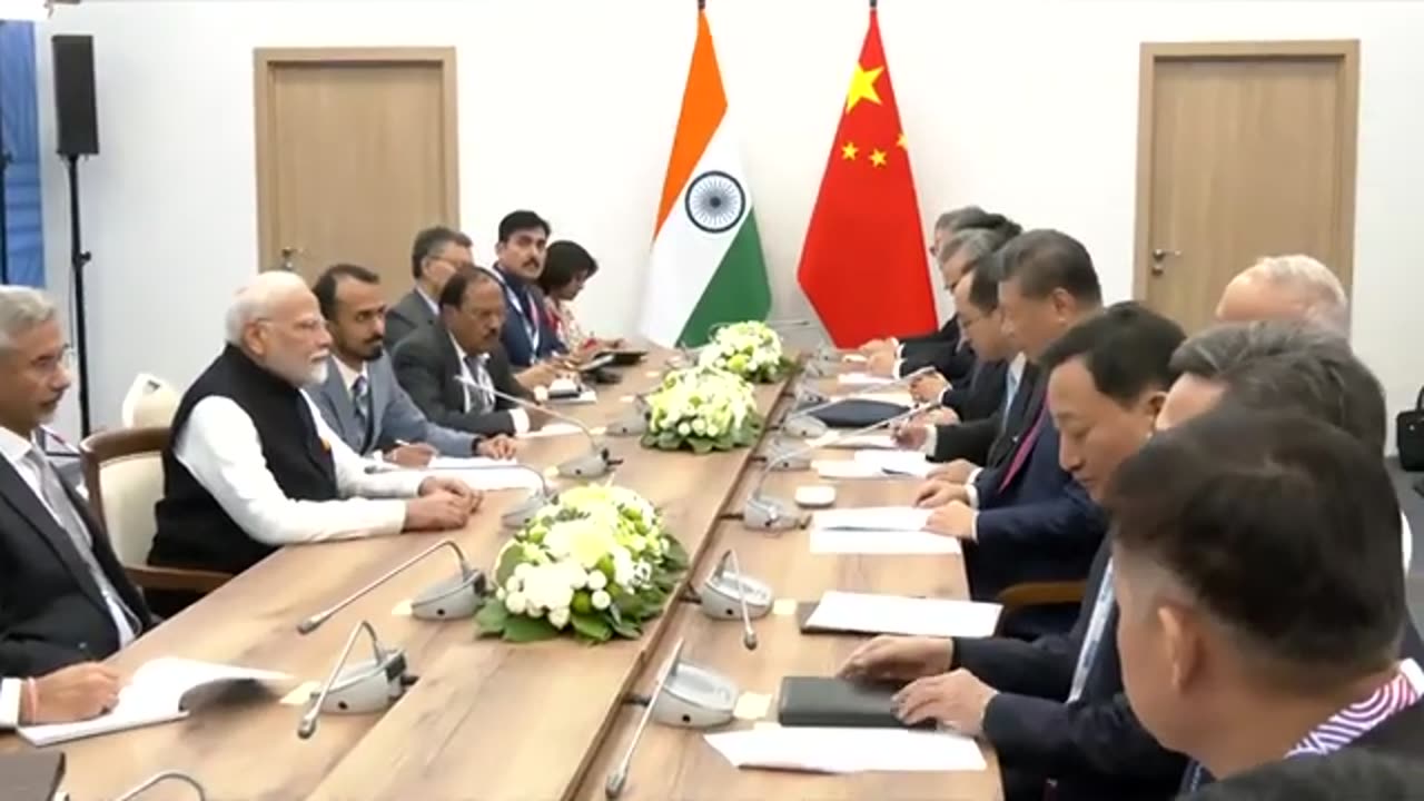 Live: Pm Modi meet President Xi Jinping Of China in Kazan