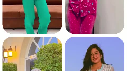 Badam Badam Kacha Badam Reels Anjali Arora VS Jannat Zubair VS Gima Ashi VS Sofia Ansari _Short