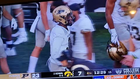 IOWA WHO?? PURDUE TAKING THEM TO THE WOOD SHED!