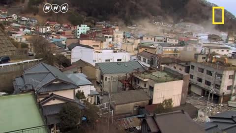 Large Tsunami in Japan