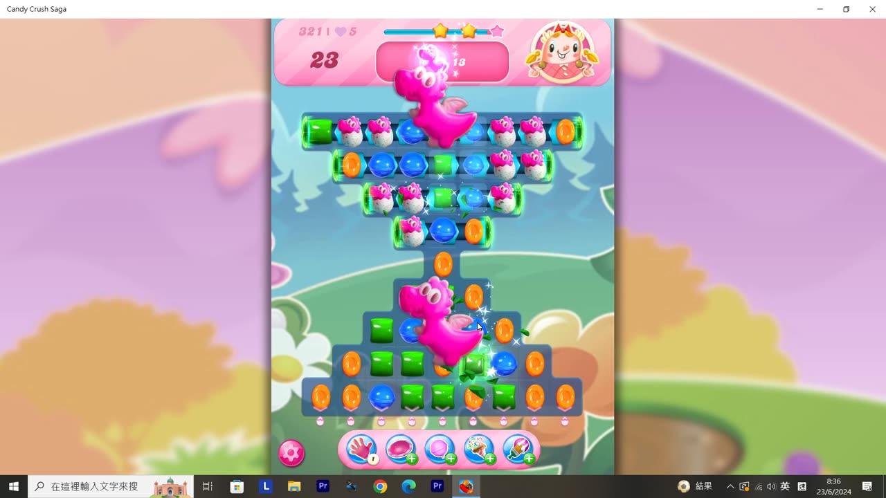 Candy Crush Saga Record (Level 321)