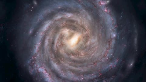 Milky way of galaxy