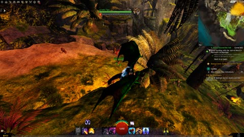 Gw2 - Ranger Juvenile Tiger Pet Location ( Draconis Mons)