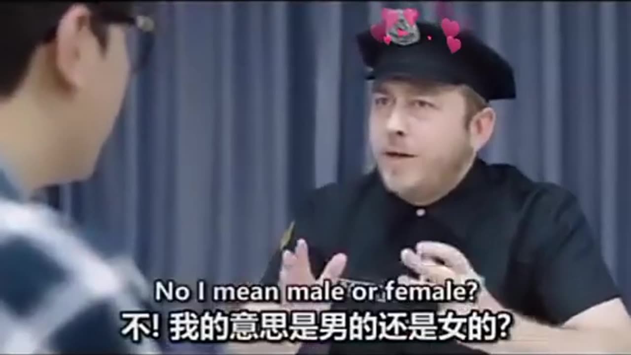 police-man-asking-to-Japanese-man