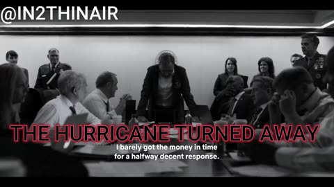 Predictive Programming in House of Cards- 1958 Hurricane Helene shown, same FEMA/funding situation