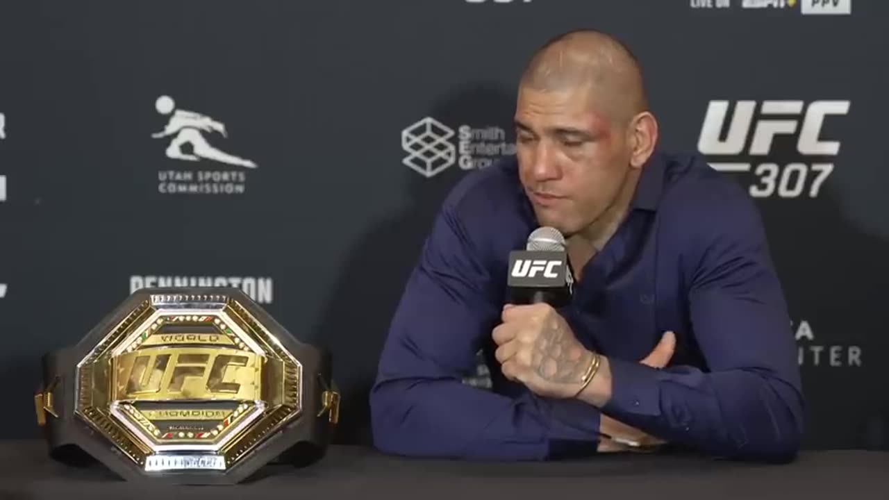 Alex Pereira Post-Fight Press Conference - UFC 307