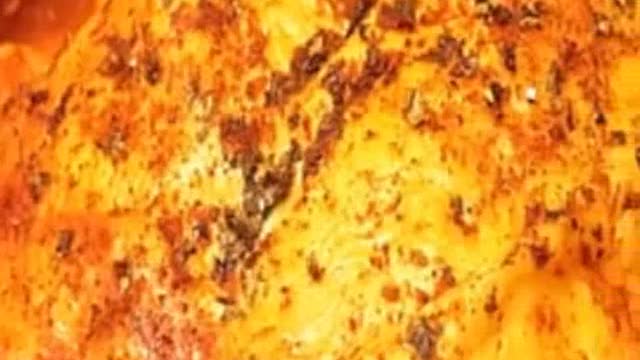 pOLLO AL HORNO CON CAPA DE SANDIA