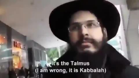 The journalist brings up the Talmud and the jew asks him to stop filming …