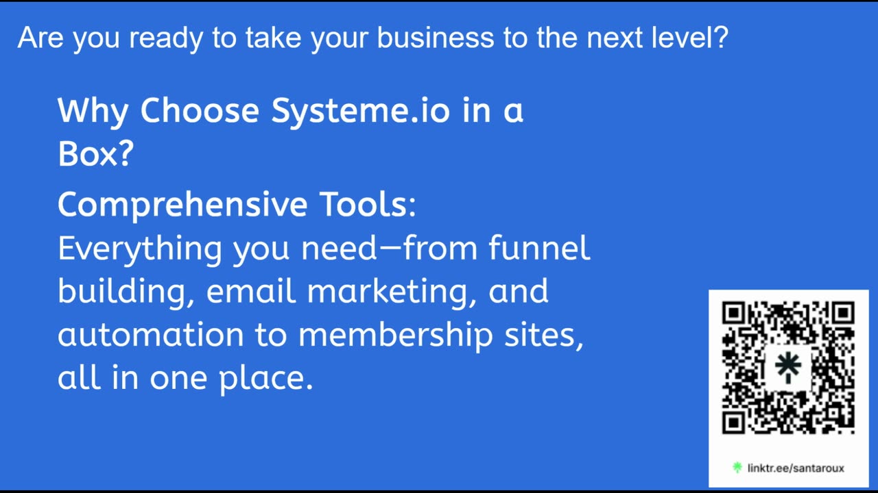 SYSTEME.IO IN A BOX online business oppertunities