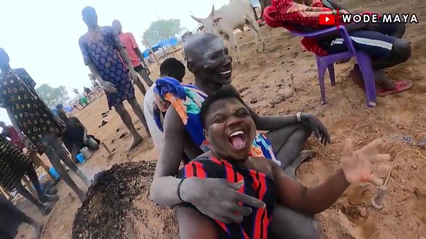 The Remarkable Mundari Tribe of South sudan shower with cow urine