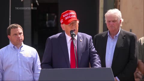 BREAKING: Trump visits Georgia city damaged by Hurricane Helene