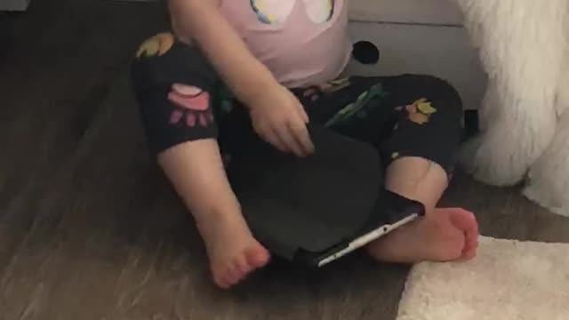 Just playing in her room