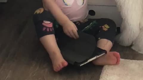 Just playing in her room