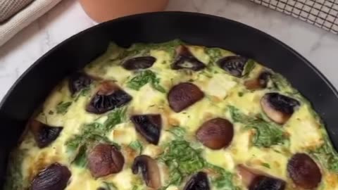 Mushroom Oven Omelet 🍳