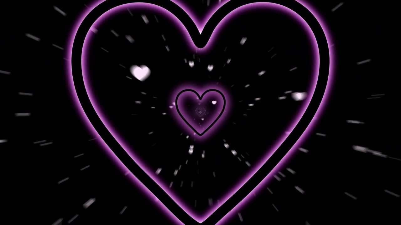 1140. Cute dark screen pink heart background wallpaper 💜 Pink & Black heart 💜