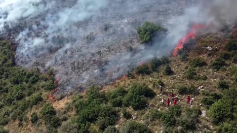 Two arrested for arson as wildfires hit Albania