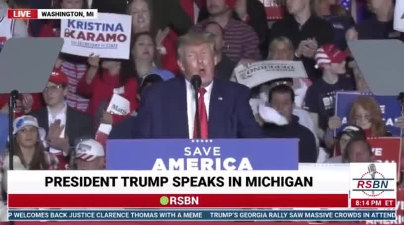 The AMAZING Kristina Karamo STEALS THE NIGHT at Trump Washington, Michigan Rally