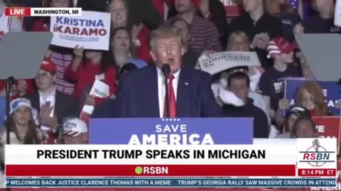 The AMAZING Kristina Karamo STEALS THE NIGHT at Trump Washington, Michigan Rally