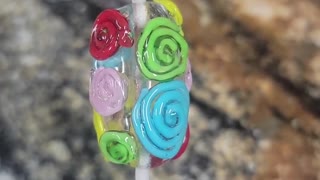 Lampwork Glass Beads: Curli-Q Coils