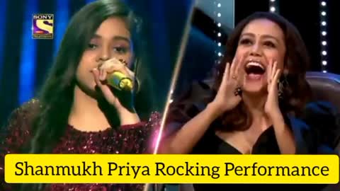 Indian Idol "Shanmuga Priya" performance