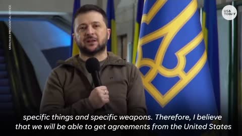 Zelenskyy ready for talks with US officials on continuing military aid support