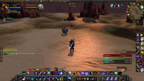 World of Warcraft Classic Hunter Training in the desert followed by a hunter duo Combo