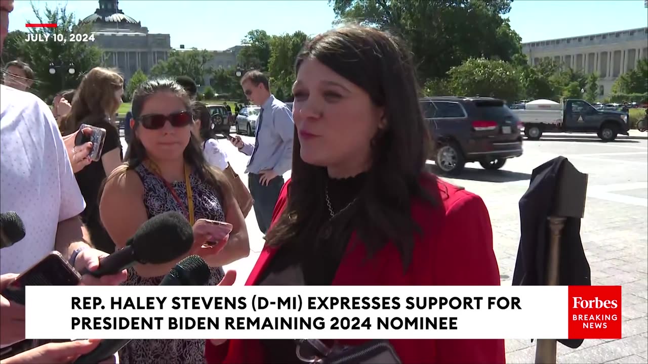 JUST IN- Michigan Democrat Haley Stevens Voices Support For Biden Remaining 2024 Democratic Nominee