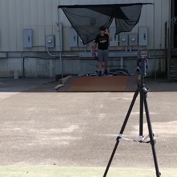 Camera Man Get DESTROYED After Standing Too Close In The Batting Cage