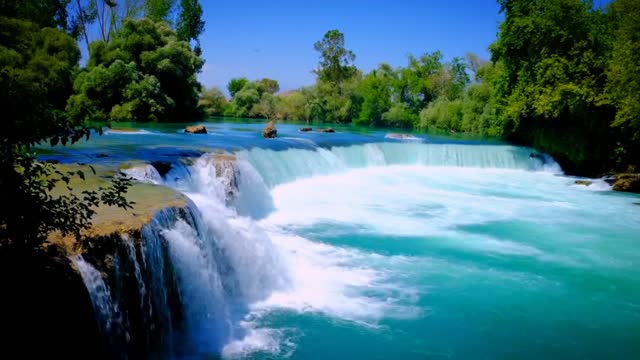 Best Scenery 😊😊😊 Video 2022 | Waterfall Scenery Video | Nice Music 🎵🎶🎶 Video