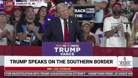 President Trump Holds a Rally in Charlotte, North Carolina - 7/24/2024