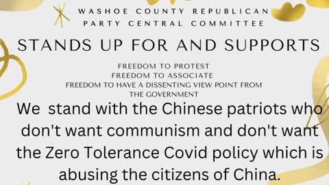 Washoe County Stands with Chinese People