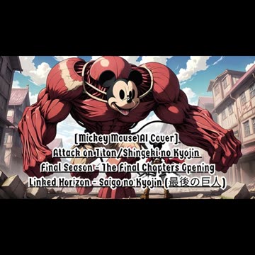 [Mickey Mouse AI Cover] AttackonTitan:FinalSeason TheFinalChapters LinkedHorizon - SaigonoKyojin