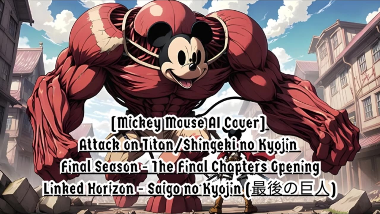 [Mickey Mouse AI Cover] AttackonTitan:FinalSeason TheFinalChapters LinkedHorizon - SaigonoKyojin