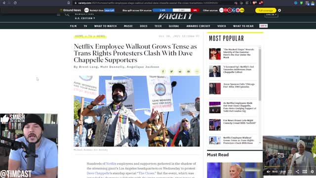 Deranged Leftist Netflix Employees ATTACK Dave Chappelle Fan, Dave Responds Says He Will Fight Back