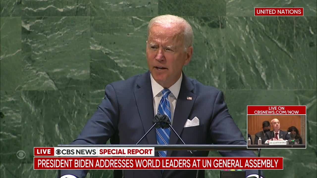 Biden Speaks In UN Speech