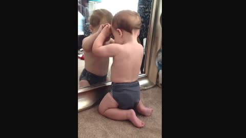 Baby in the Mirror