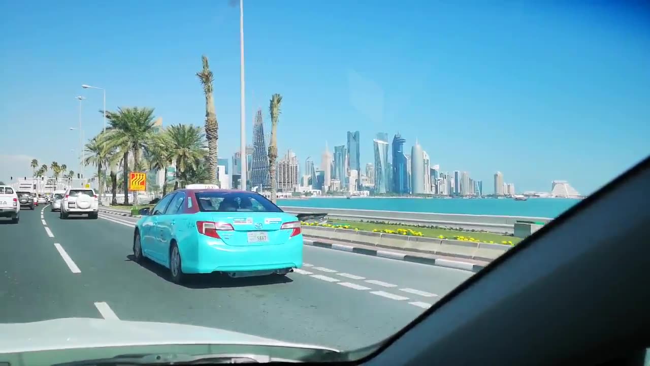 Driving and Walking in Doha