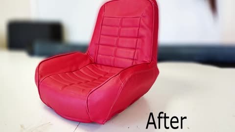 Restoration of a vintage tractor seat