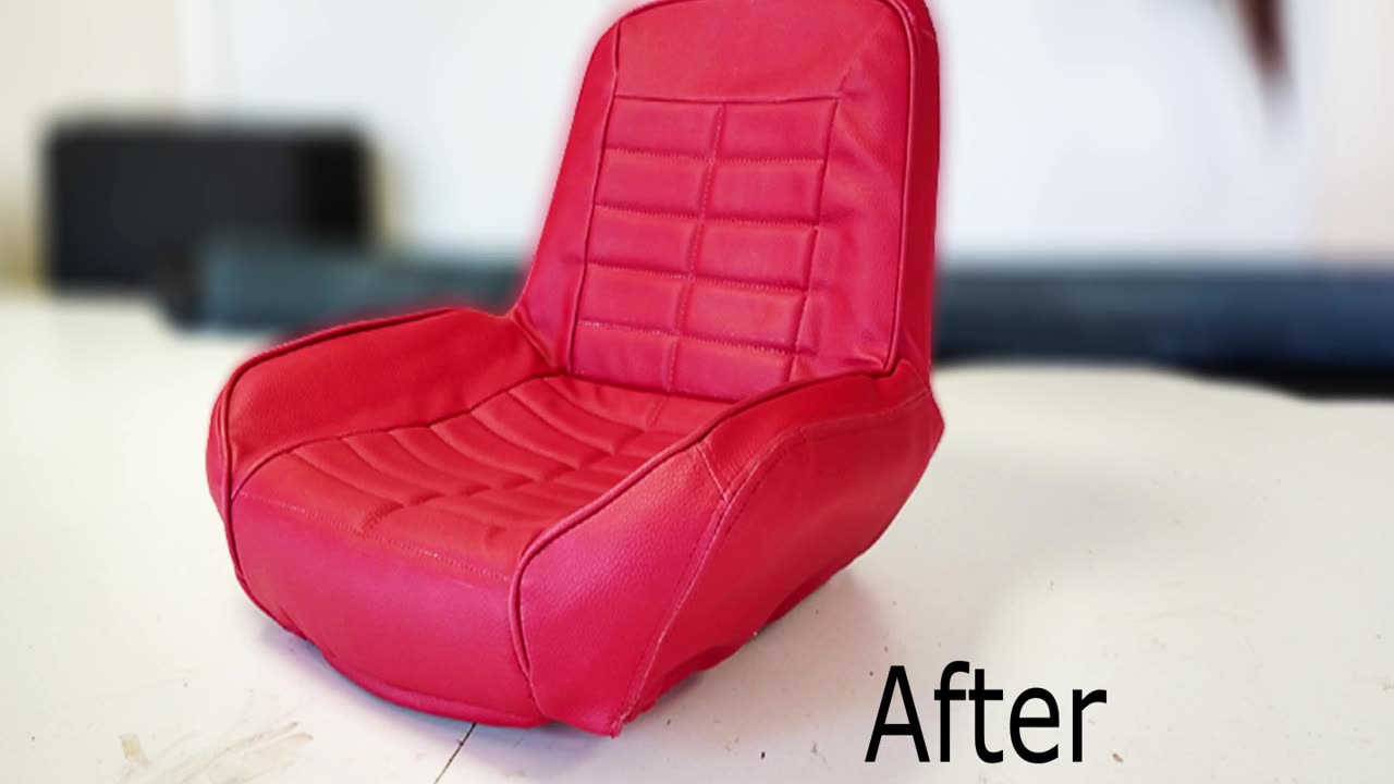 Restoration of a vintage tractor seat