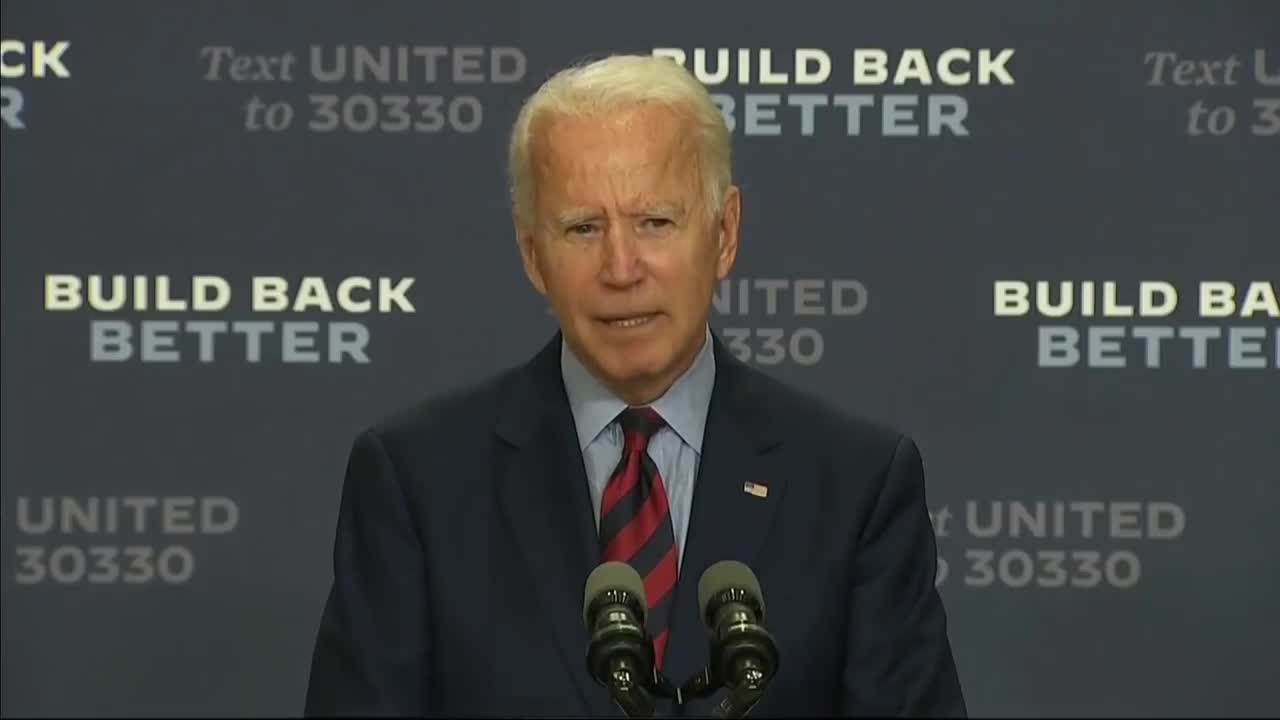 Joe Biden Accidentally Reads "End Quote" Line On Teleprompter