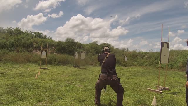 Moving Target Action (With Pistol)
