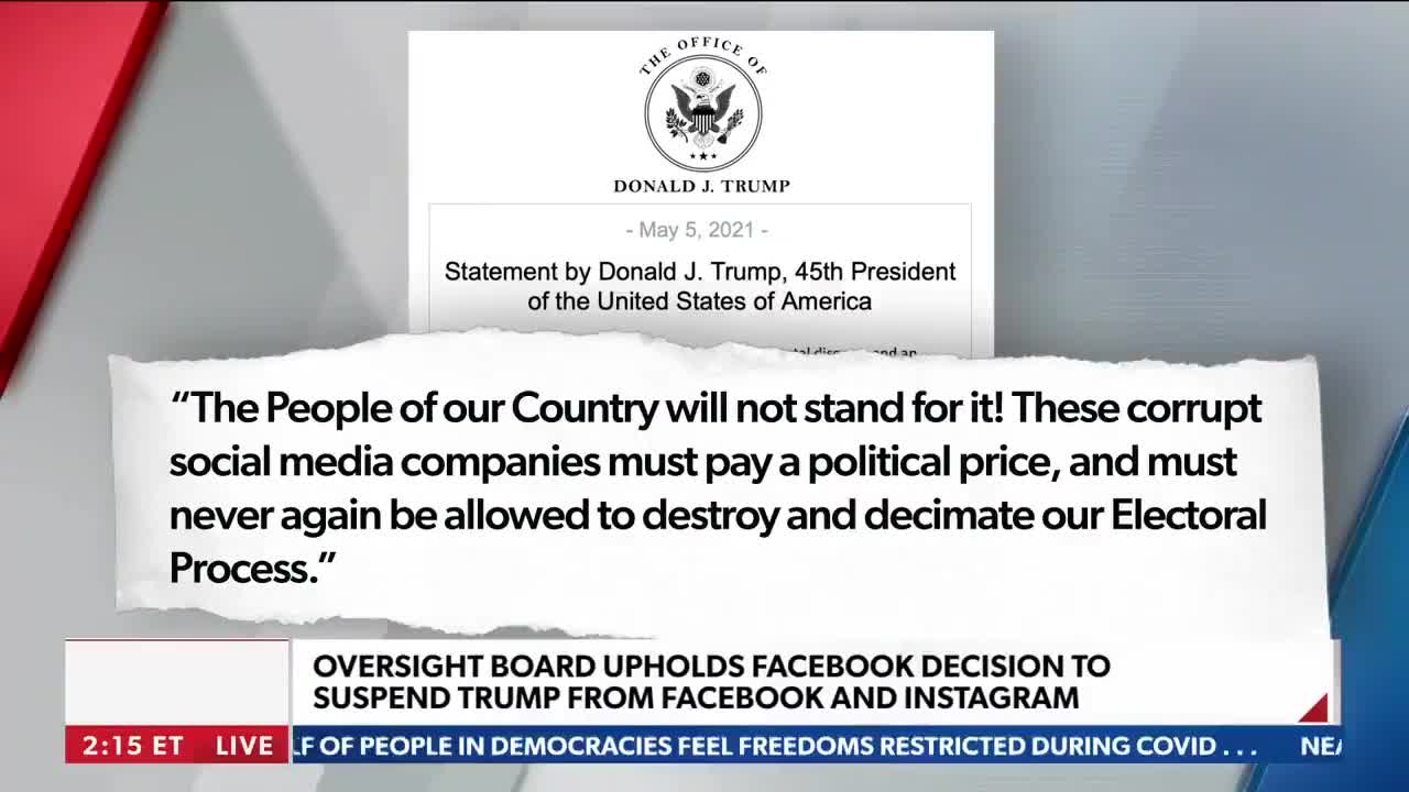 Trump Facebook must pay the price