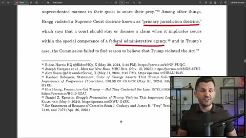 Robert Gouveia Esq. - Bragg SUED for Colluding with Biden to GET TRUMP